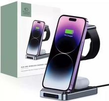 Tech-Protect wireless charger A26 3in1 QI15W, black | 9490713934487
