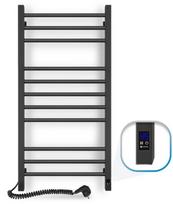 Rankšluosčių džiovintuvas Navin Classic Quadro 500x1000 Sensor juodas kairė 12-216153-5010 | NAVIN0141