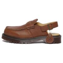 Dr. Martens Women's Blaire Pisa Leather Desert Brown Platform Strap Sandals 31511248 36