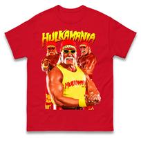 Hulk Hogan Hulkamania Vyriški marškinėliai Moteriški viršutiniai drabužiai M red