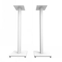 KANTO AUDIO 34" UNIVERSAL BOOKSHELF SPEAKER FLOOR STAND - WHITE (PAIR) | ST28W