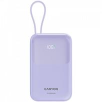 CANYON power bank OnPower 101 built-in cable 10000 mAh PD22.5W Purple | CNS-CPB101PU