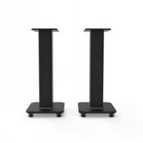 KANTO AUDIO 22" TALL FILLABLE SPEAKER STANDS WITH ISOLATION FEET - BLACK (PAIR) | SX22