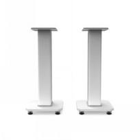 KANTO AUDIO 22" TALL FILLABLE SPEAKER STANDS WITH ISOLATION FEET - WHITE (PAIR) | SX22W