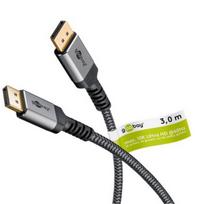 Goobay | DisplayPort Cable 2.0/2.1, 80Gbit/s | 75686 | DisplayPort to  DisplayPort