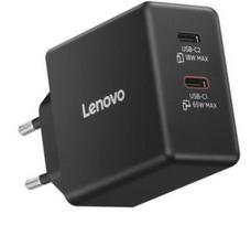 Lenovo Dual USB-C 65W GaN Charger - EU | USB-C | Charger | 40AW065BEU