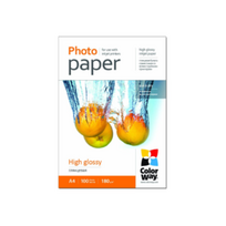ColorWay Photo Paper, 100 sheets | High Glossy | 180 g/m² | A4 | PG180100A4