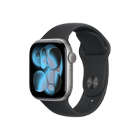 Apple Watch Series 11 GPS + Cellular 42mm Silver Aluminium Case with Purple Fog Sport Band - S/M | Apple | MF8H4ET/A