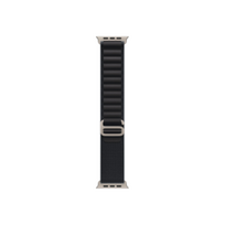 Apple 49mm Black Alpine Loop - Large - Natural Titanium Finish | Apple | MFTG4ZM/A