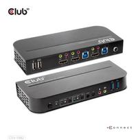 VIDEO SWITCH KVM HDMI 2PORT/CSV-1382 CLUB3D