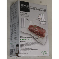 IŠPARDAVIMAS. Caso Roll for Vacuum sealer 20x600cm | Caso | Foil rolls | 01221 | 2 units | Dimensions (W x L) 20 x 600 cm | Transparent | PAŽEISTA PAKUOTĖ | 01221SO
