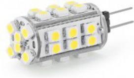 Whitenergy LED lemputė | G4 | 30SMD 3528 | 1,5W | 12V | 125Lm | šaltai balta  | 05181