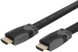 Vivanco cable HDMI - HDMI flat 1.5m | VVVHDMI15MMGK