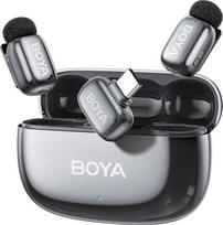 Boya wireless microphone mini 2-02 USB-C, lunar silver | BOYA mini 2-02-Space Gray