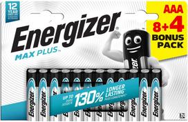 Energizer battery Max Plus Alkaline AAA CHP12 8+4 | 7638900437546