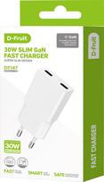 D-Fruit charger 30W 2xUSB-C DF147 | 50521