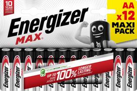 Energizer battery Max Alkaline AA DHP12 | 7638900437782