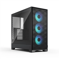 Fractal Design Case | Pop 2 Air | Black TG RGB | ATX | FD-C-POA2A-03