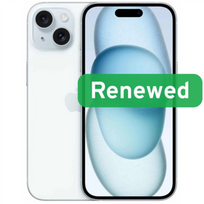 Apple ATNAUJINTA C klasės (patenkinama būklė) | Apple iPhone 15 | Blue | 6.1 " | Super Retina XDR OLED | 128GB | 5G | iOS | AppleiPhone15128BlueC