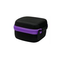 Large Capacity Insulin Organizer EVA Essentials Oil Case Practical 9 Vials Storage Case  Travel violetinė