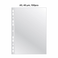 AD Class Įmautės dokumentams A5 skaidrios 40 mikr., pakuotėje 100 vnt. (A5CC40-100) | Pocket/217393