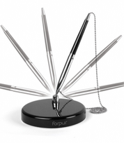 Tušinukas Table-Pen Forpus 0.7mm,juodas, su grandinėle | FO51534