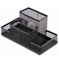 Pieštukinė Forpus, juoda, tuščia, 4 skyrių, perforuoto metalo | FO30546