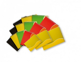 Bloknotas su spirale SMLT, A7, 50 lapų, langeliais | 7BL-50TS