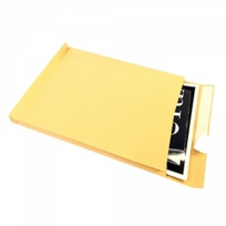 Vokas B4 250x353x40 mm, rudas 130 g., su nuplėšiam juostele, 40mm praplatėjimu 1 vnt. | 09-0028-1