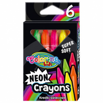 Vaškinės kreidelės Colorino Kids 6 spalvų | 92050PTR