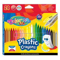 Trinamos plastikinės kreidelės Colorino Kids  24 spalvų | 92029PTR