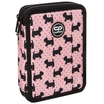 Forminis dviejų skyrių penalas su priedais CoolPack Jumper XL Doggies | D077332