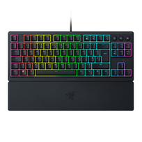 Razer Ornata V3 Tenkeyless Laidinė žaidimų klaviatūra, Low-profile, RGB LED, USB QWERTY, US, Juoda | RZ03-04880100-R3M1