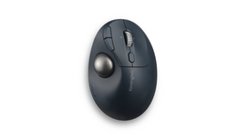 Kensington ProFit Ergo TB550 Trackball Belaidė pelė, RF Wireless + Bluetooth, 1600 DPI, Black/Grey | K72196WW