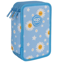 Forminis trijų skyrių penalas su priedais CoolPack Jumper 3 DAISY SUN | F067834