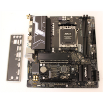 IŠPARDAVIMAS. ASRock NAUDOTAS, ATNAUJINTAS, WITHOUT ANTENA. ACCESSORIES, ONLY BACKPANEL INCLUDED | B850M-X WIFISO