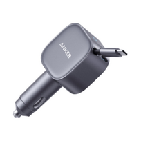 Anker Nano Car Charger (75W, USB-C Port, Built-In Retractable USB-C Cable) | A2738HA2