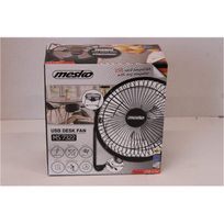 IŠPARDAVIMAS. Mesko Fan | MS 7322 | Desk Fan USB | 4.5 W | Diameter 15 cm | Number of speeds 1 | Oscillation | Black | PAŽEISTA PAKUOTĖ | MS 7322SO