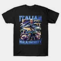 Italian Brainrot Funny Meme Graphic T-shirt Tralalero Tralala Tung Tung Tung Sahur Ballerina Capuchina Brr Brr Patapim T Shirts S įvairiaspalvis
