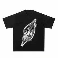 Anime JoJo Men Women Autumn T-Shirt Harajuku Vintage Short Sleeve Loose Oversized Casual Fitness Comfortable Y2k Top Harajuku S įvairiaspalvis