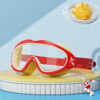 Ultraman Taro Childrens Swim Goggles Hd Waterproof Antifog Big Frame With Builtin Earplugs For Pool Play Style A
