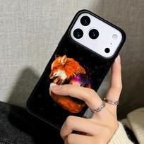 Capa Case for iPhone 17 Air 16 Pro Max 15 Plus 11 13 Mini 14 12 Back Phone Cover Watercolor Painting The Fox iPhone 15