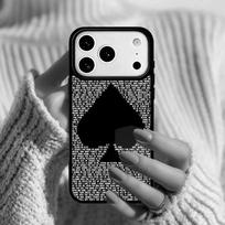 Spades Poker Play Cards Ace Art Phone Case For Apple iPhone 17 Air 16E 15 14 Plus 13 12 11 Pro Max Mini Funda Cover iPhone 15 Pro Max