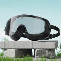 Waterproof Antifog Swimming Goggles With Uv Protection For Adults MidnightBlack