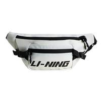 Li Ning Fabric Shoulder Bag, Crossbody Bag, Sling Bag, Fanny Pack Regular Unisex White ABLS199-2