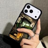 Capa Case for iPhone 17 Air 16 Pro Max 15 Plus 11 13 Mini 14 12 Back Phone Cover Farm Vehicle Tractor soft iPhone 11