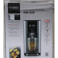 IŠPARDAVIMAS. Caso Turbo hot water dispenser | HW 620 | Water Dispenser | 2600 W | 2.5 L | Plastic/Stainless Steel | Black/Stainless Steel | DAMAGED  PACKAGING | 01892SO