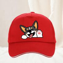 Cute corgi baseball cap for Unisex and Women outdoor travel hiking sunscreen hat leisure adjustable Hip Hop Hat for Adult Adjustable