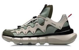 Li Ning Essence 2 .3 Lite Vintage Basketball Shoes Men's Low Top Gray/Green AGBR051-3 39.5