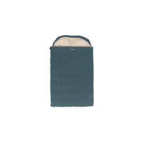 Outwell Camper Lux Double Blue | Sleeping Bag | 235 x 150 cm | -16 to 5 °C | Both Side Zipper | 230505